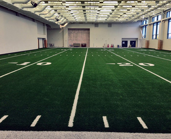 Artificial Grass Installation Equipment | SynLok Adhesives Green Bay Packers Indoor Practice Facility